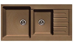 Granfest Мойка кухонная Practic GF-P980KL Терракот – фотография-1